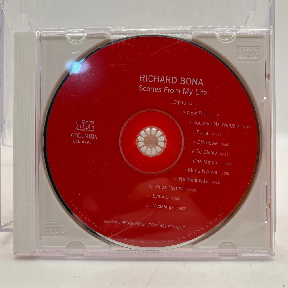 Richard Bona Scenes From My Life Advance Promo CD Columbia‎ CSK 41914 1999 Jazz